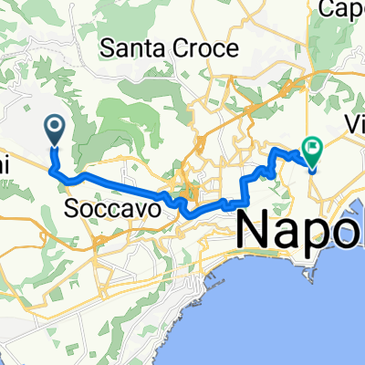 Da Via Domenico Padula 121, Napoli a Piazza Dante 38, Napoli
