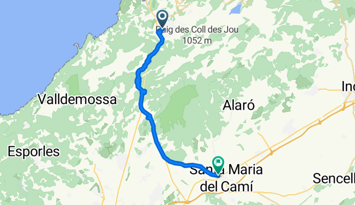 Von Sóller bis Santa Maria del Camí