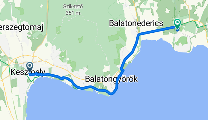 From Keszthely to Szigliget
