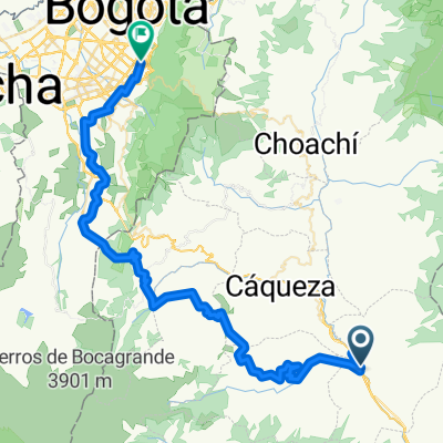De Vía Bogotá - Villavicencio a Calle 8-21
