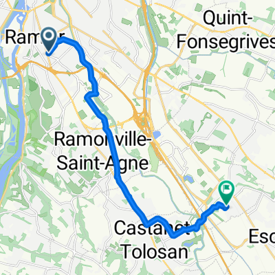 Place Saint-Barthélemy, Labège to Impasse Moulive, Toulouse