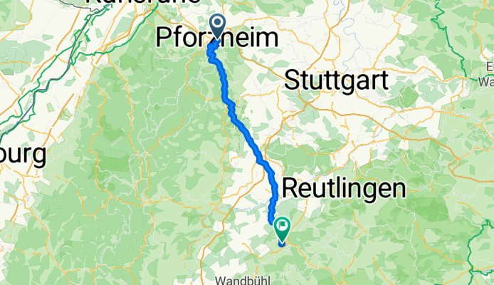 Tag 5 : Deimlingstraße, Pforzheim nach Marktplatz, Hechingen