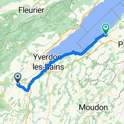 Place du Marché nach Estavayer-le-Lac