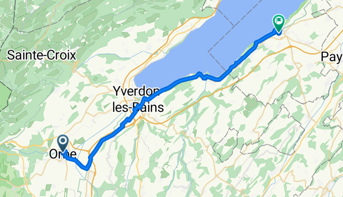 Place du Marché nach Estavayer-le-Lac