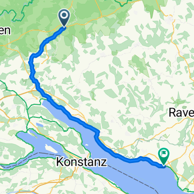 Tag 7 : Schloßstraße, Meßkirch nach Eckenerstraße, Friedrichshafen