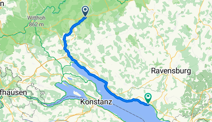 Tag 7 : Schloßstraße, Meßkirch nach Eckenerstraße, Friedrichshafen