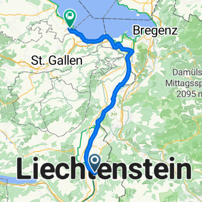 Tag 9 : Marktgass, Vaduz nach St Gallerstrasse, Arbon