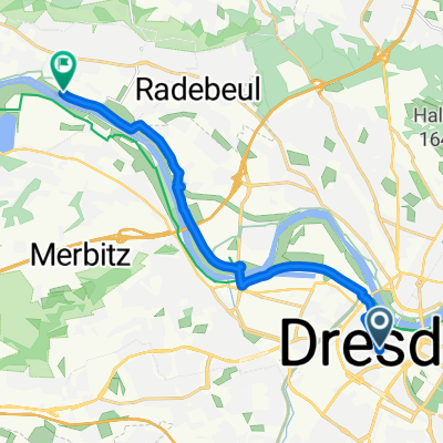 06.10.25 Tuchmachergasse, Dresden nach Radebeul, Radebeul