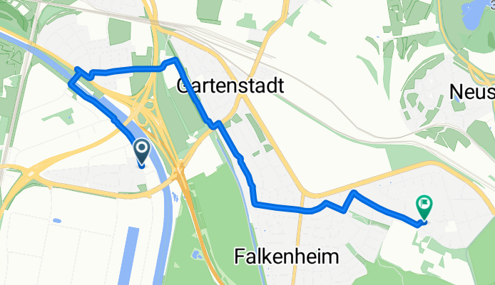 Regenstraße, Nürnberg nach Leerstetter Straße, Nürnberg