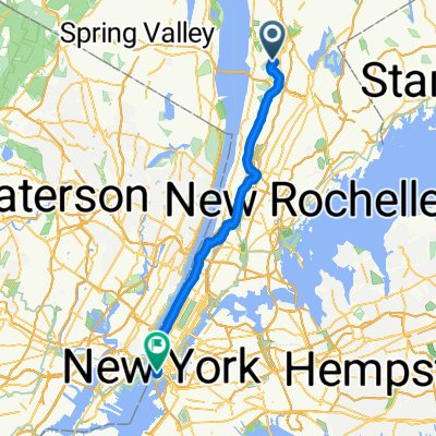 Old Saw Mill River Rd, Pleasantville to Greenwich St, New York