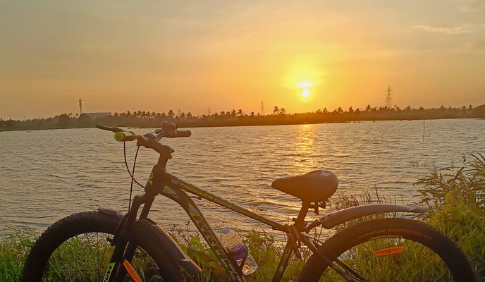 Foto 1 del percorso Bikemap "“Ride by the Backwaters 🌊🚴”"
