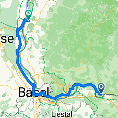 Tag 12 : Weihermatten, Bad Säckingen nach Kreuzstraße, Neuenburg am Rhein