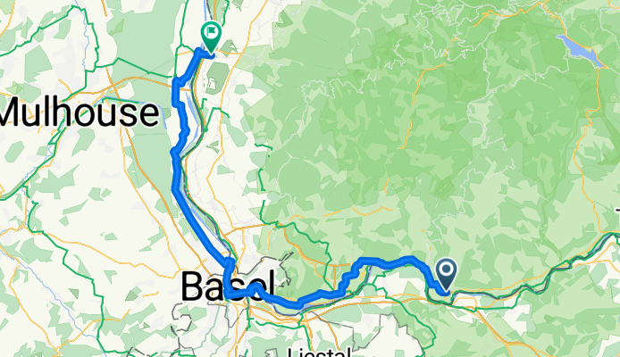 Tag 12 : Weihermatten, Bad Säckingen nach Kreuzstraße, Neuenburg am Rhein