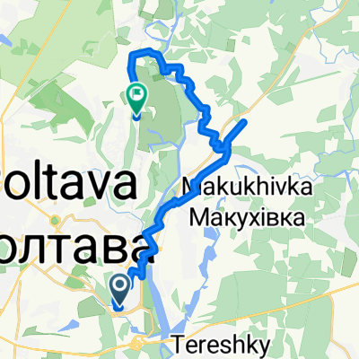 От вулиця Чураївни до вул. Колійна