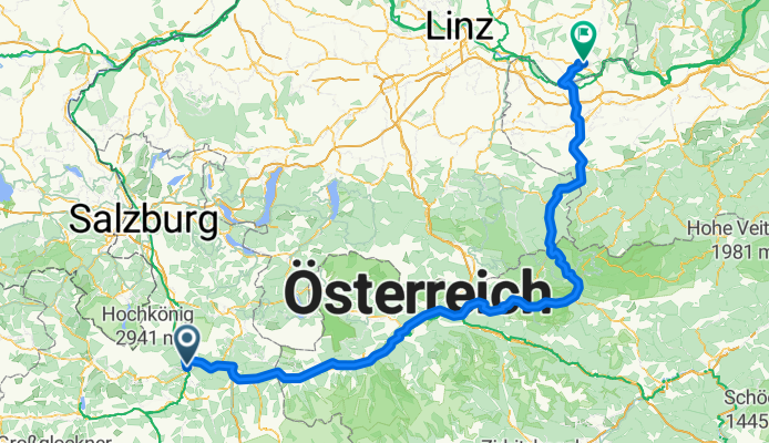 Von Bischofshofen bis Klam