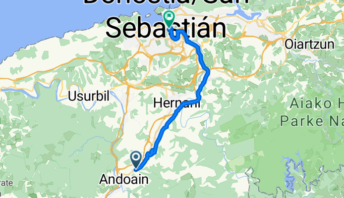 Day Three: Andoain - San Sebastian (Amara)