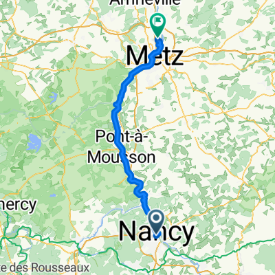 Tag 16 : Rue du Pont Mouja, Nancy nach Rue Principale, La Maxe