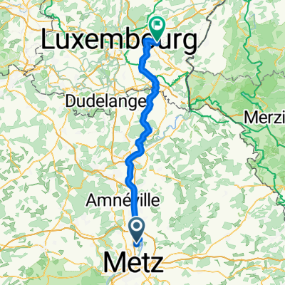 Tag 17 : Rue Principale, La Maxe nach Rue d'Oetrange, Schrassig