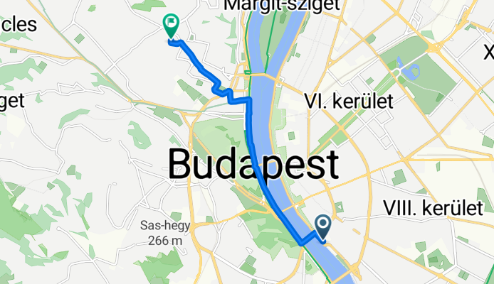 Közraktár utca, Budapest to Szpáhi utca, Budapest