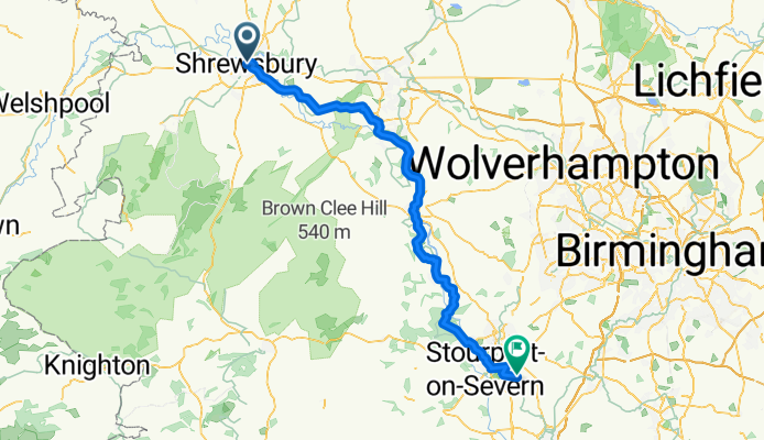Shrewsbury - Stourport-on-Severn