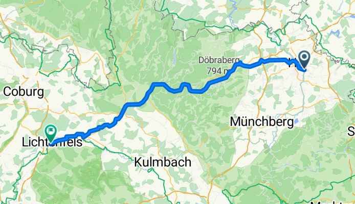 Hof - Lichtenfels / Bayern