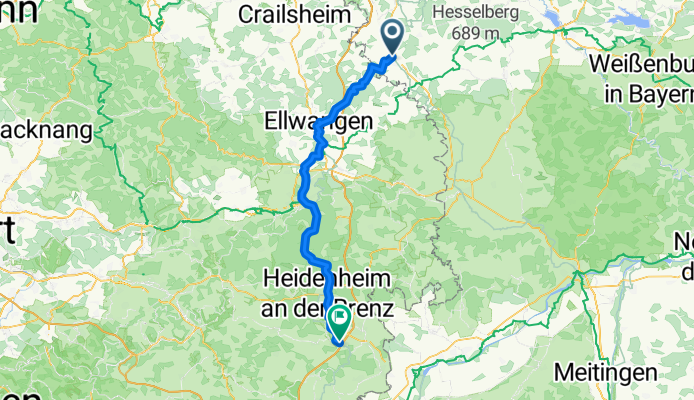 Dinkelsbühl - Herbrechtingen