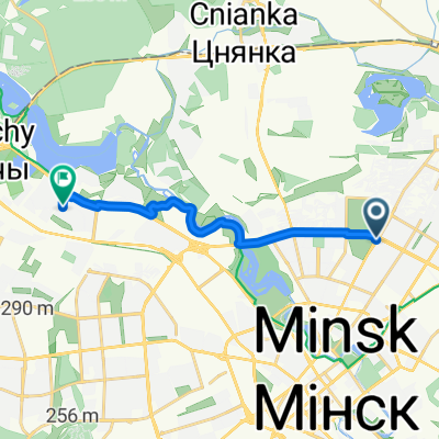 улица Сурганова, Minsk to Tsentralny, Minsk