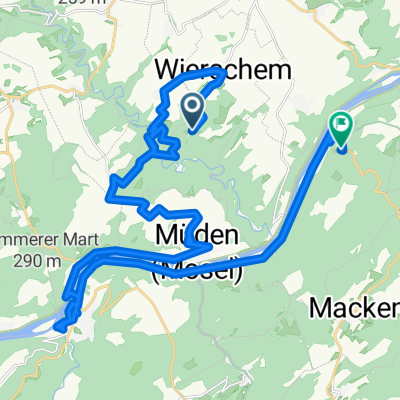 Wierschem Burg Eltz nach Baybachstraße
