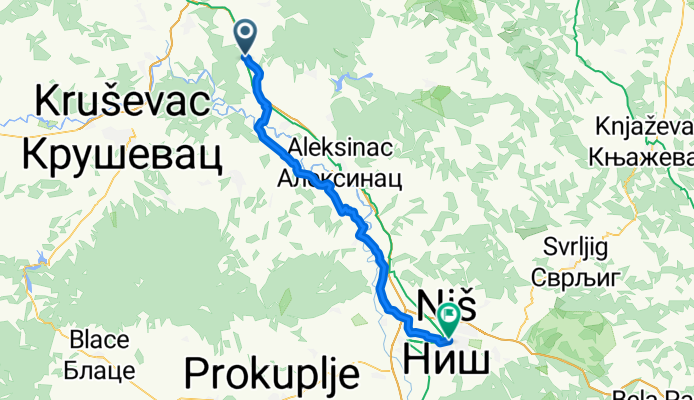 From Ražanj to Nis