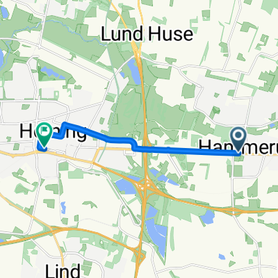 Landbrugsskolestien, Herning to Bryggergade, Herning