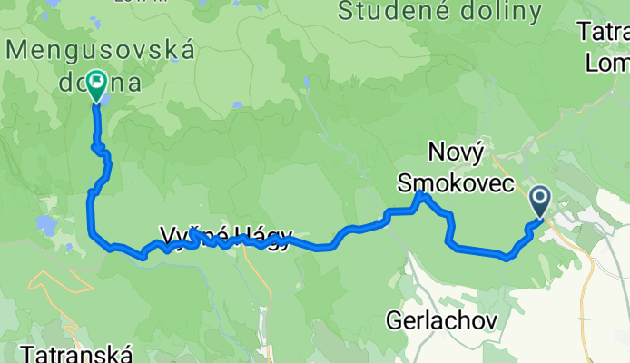 Trasa do Vysoké Tatry