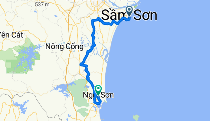 From Sầm Sơn to Nghi Sơn