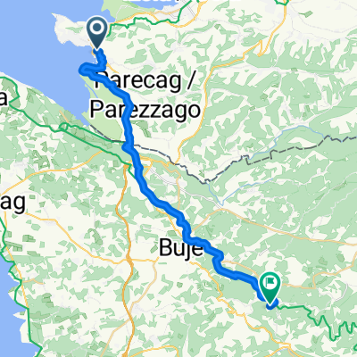 Senčna pot, Portorož to Ulica Mate Gorjana, Grožnjan