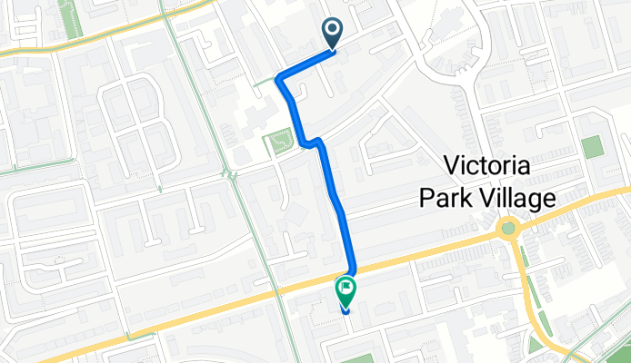 Victoria Park Court, London to Rutland Road, London