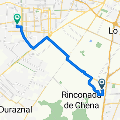 Chena, San Bernardo a Pasaje Laurencio, Maipú