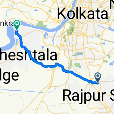 Garia, Kolkata to Kanchatala Road, Kolkata