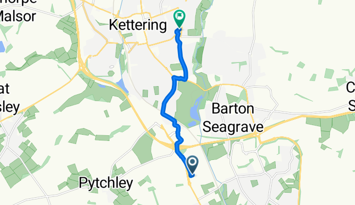Pytchley, Kettering to Windmill Avenue, Kettering