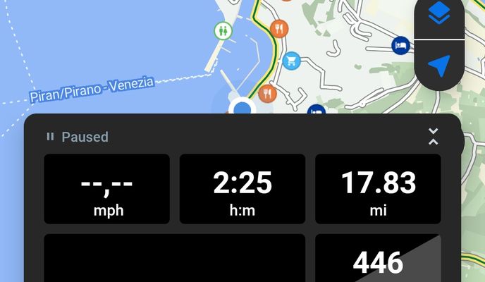 Foto 2 de la ruta de Bikemap "Bernardinska Reber to Dantejeva ulica"