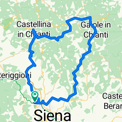 Via dell'Abbadia, Monteriggioni to Via dell'Abbadia, Monteriggioni