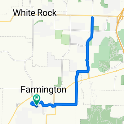S Amber Dawn Ave, Farmington to S Amber Dawn Ave, Farmington