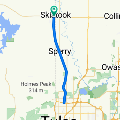 Osage Prairie Trail, Skiatook to Skiatook