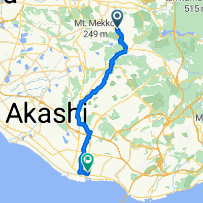 Shijimichohigashijiyugaoka 1-Chōme, Miki to Oakashicho 1-Chōme, Akashi