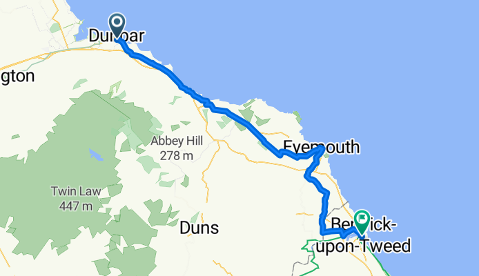 D2 Dunbar to Berwick-upon-Tweed