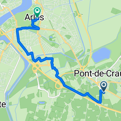 Chemin Dit Draille Marseillaise, Arles nach Place de la Major, Arles