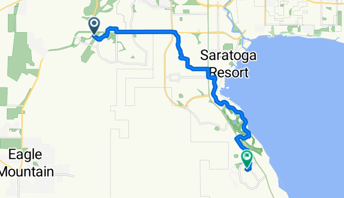 E Pony Express Pkwy, Eagle Mountain to S Red Pine Dr, Saratoga Springs