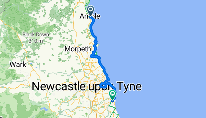 D4 Morpeth to Sunderland