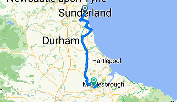 D5  Sunderland to Stockton-on-Tees