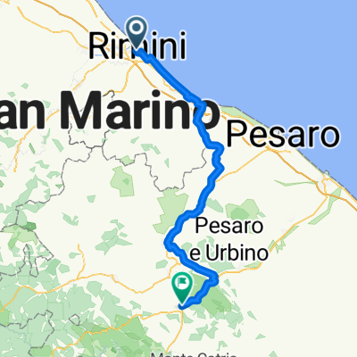 Rimini - Acqualagna