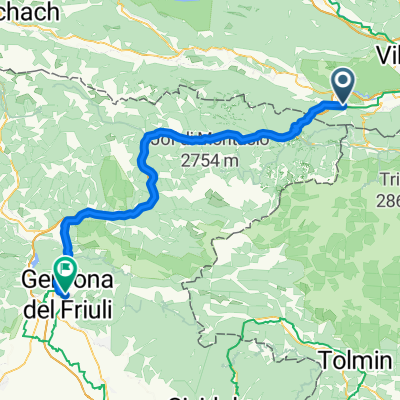 Von Arnoldstein bis Gemona del Friuli