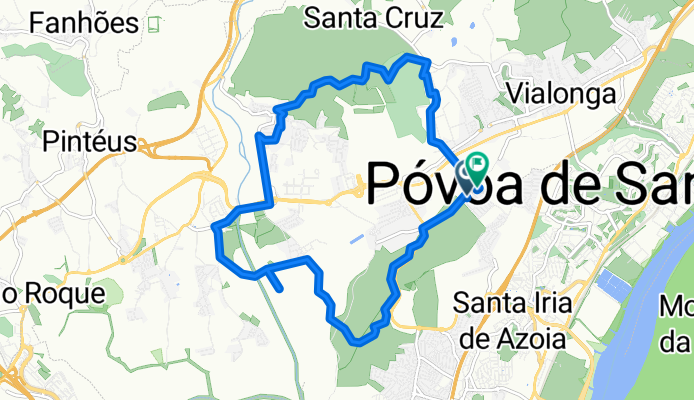 Rua Luís Vaz de Camões, Vialonga a Rua Luís Vaz de Camões, Vialonga